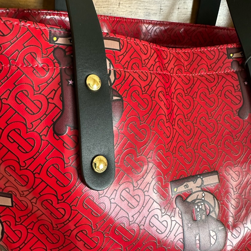SOLD Auth Burberry Limited Edition London Tote Bag NEW - Picture 5 of 16